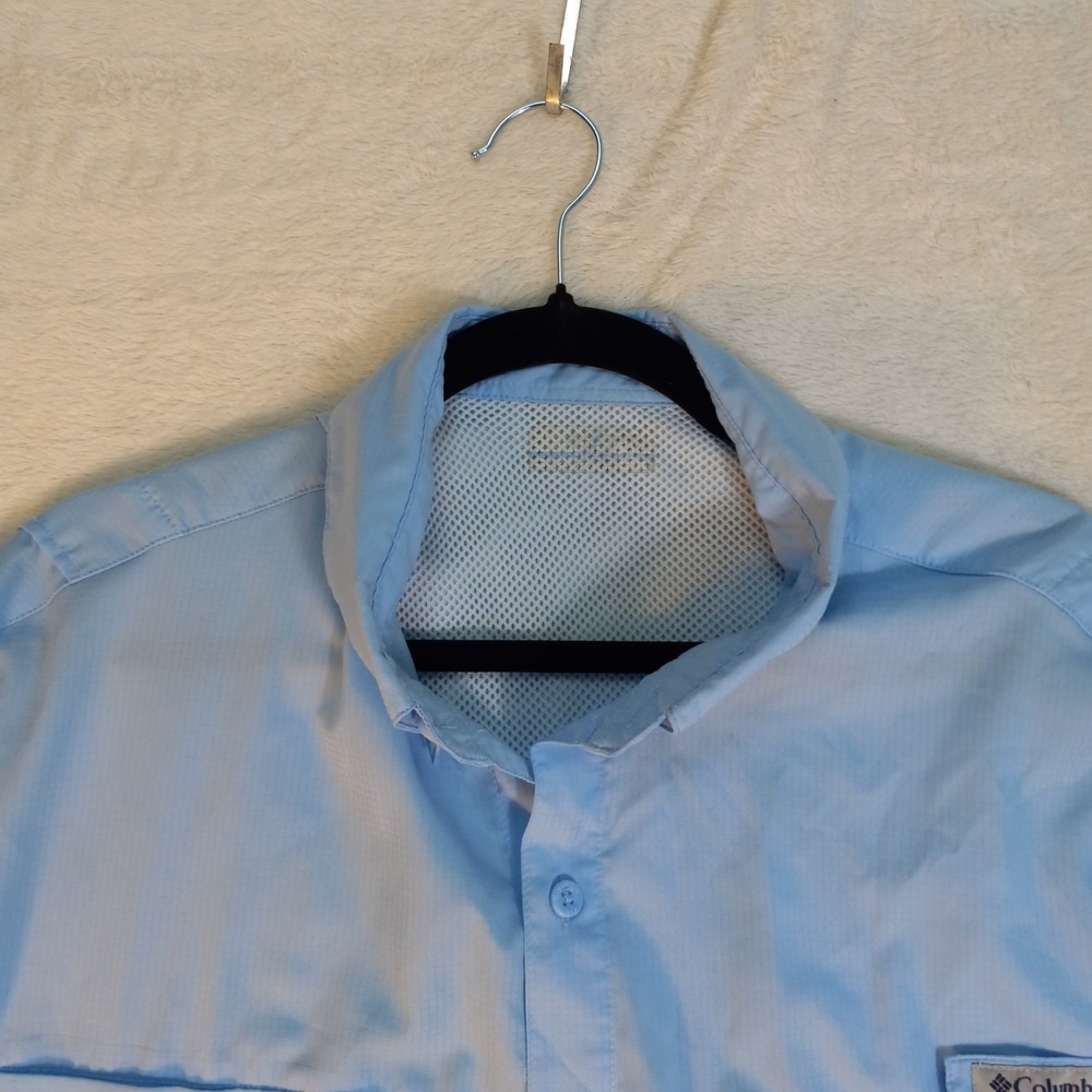 Columbia PFG Bonehead Shirt Mens Large Long Sleeve Fishing Vented Performance - Picture 5 of 16